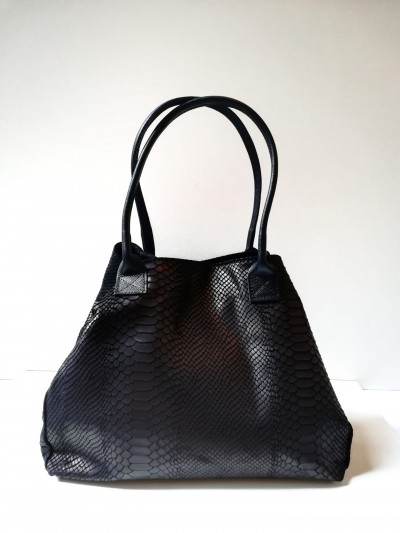Sac caca effet croco - Zwart