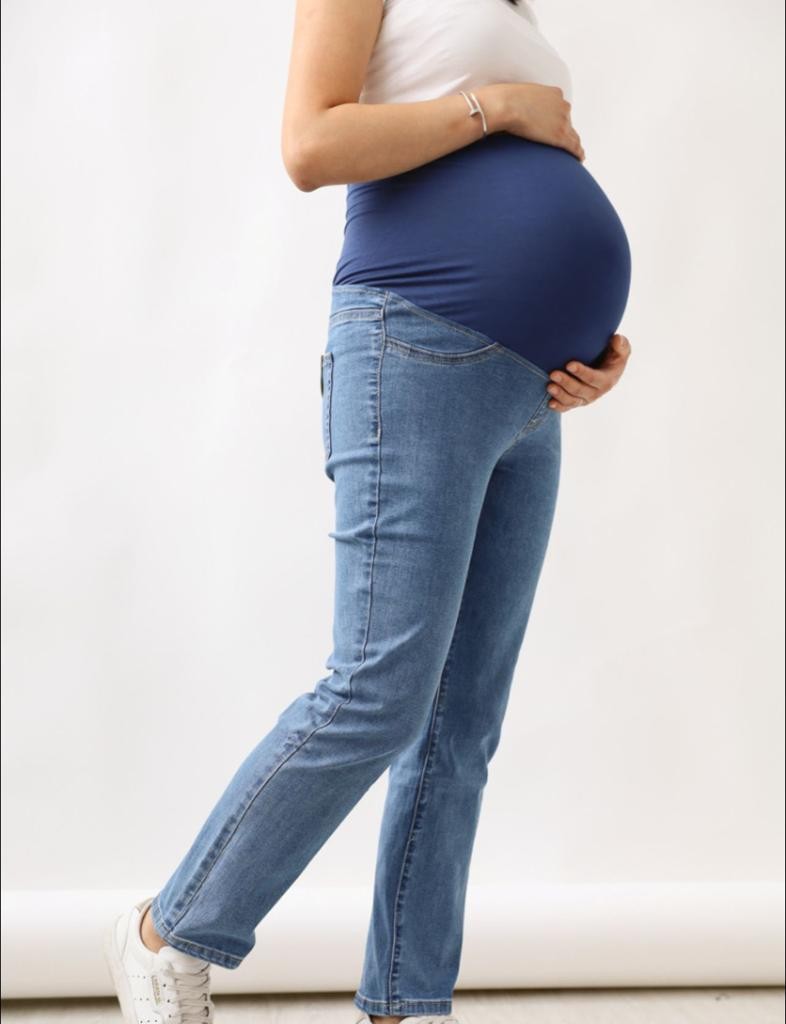Jeans Maman - Pantalon de grossesse (femme enceinte )