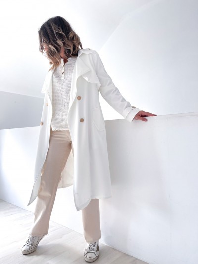 Veste/Trench - Boutons dorés