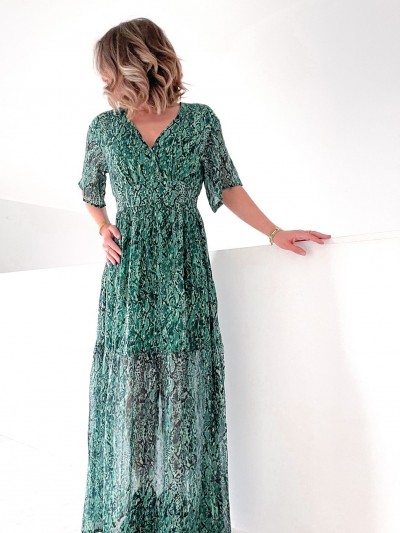 Robe Gé - Python - vert clair