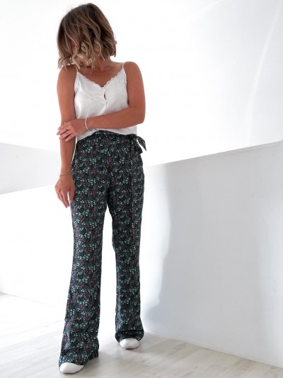 Pantalon fleuri
