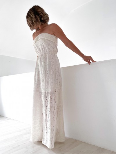 Robe bustier dentelle