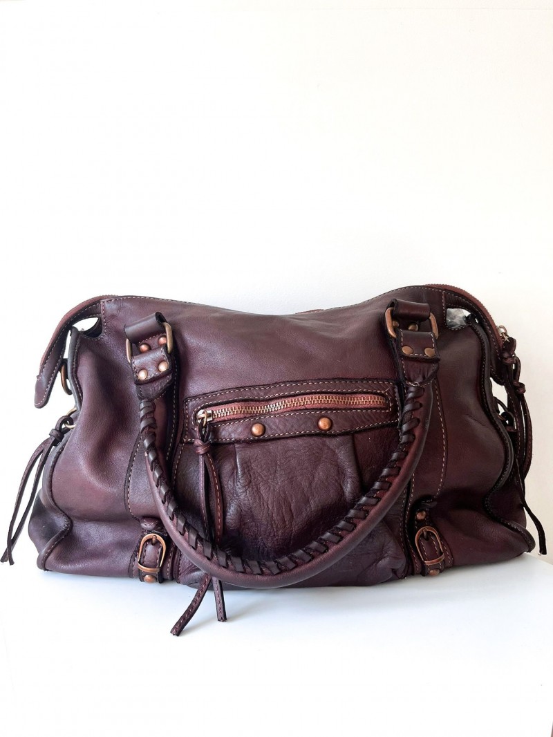 Bella-Tasche groß Glattleder