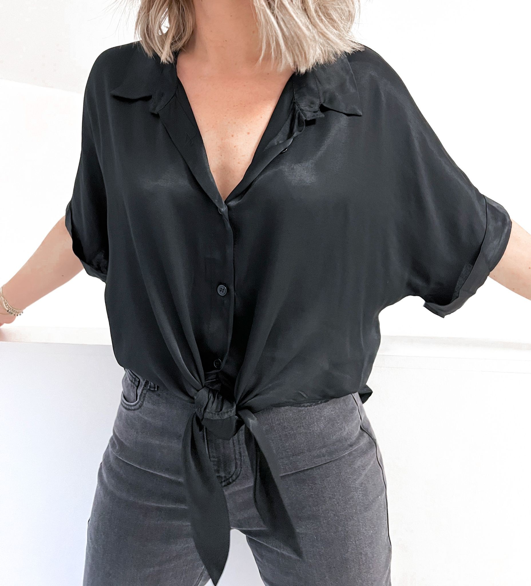 Blouse soyeuse