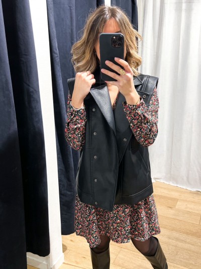 Robe à fleurs multicolors