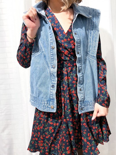 Veste en Jeans sans manches
