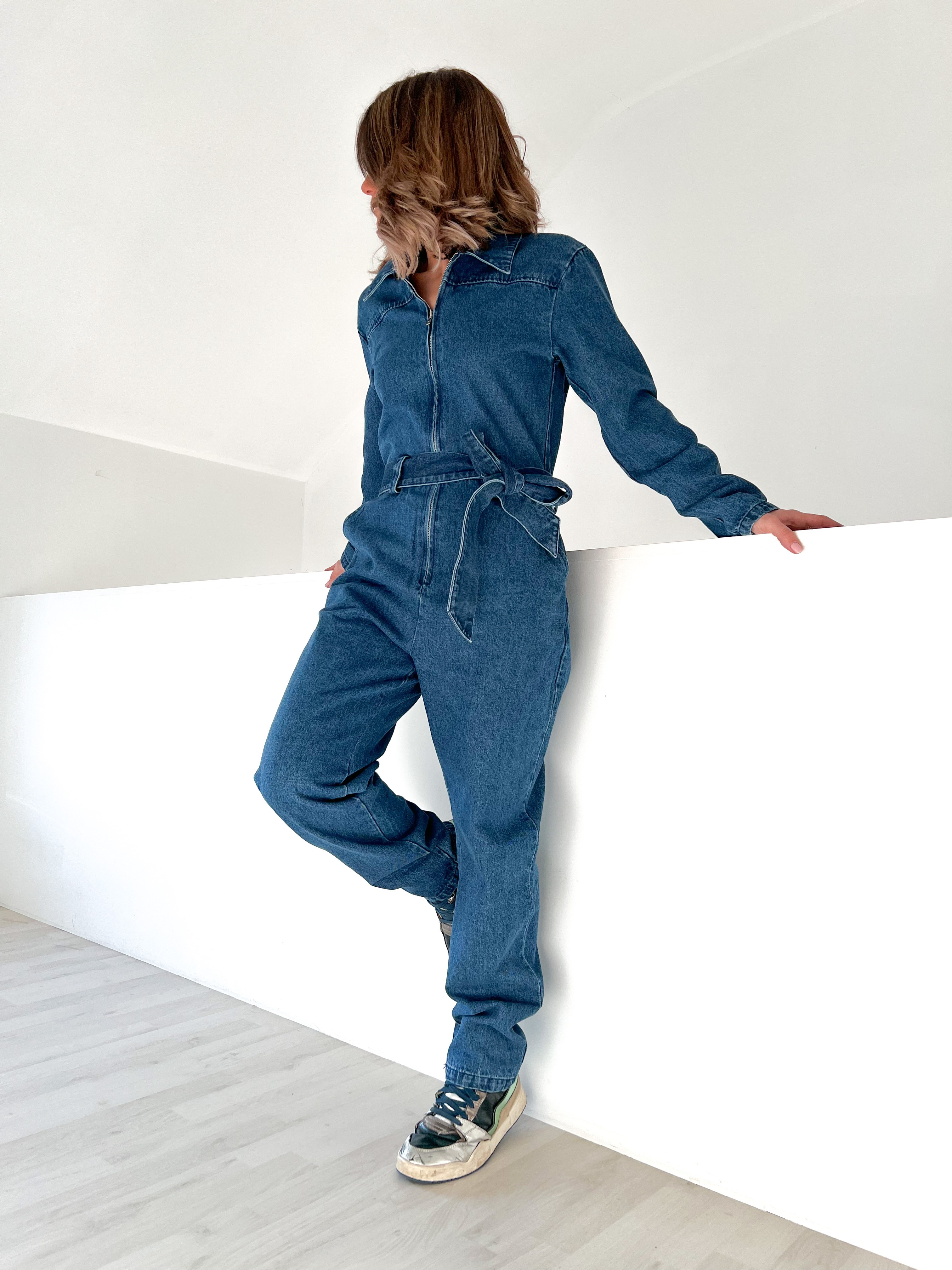 Combinaison en Jeans avec tirette