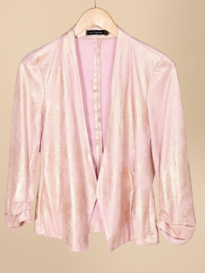 Veste en suédine Rose -...