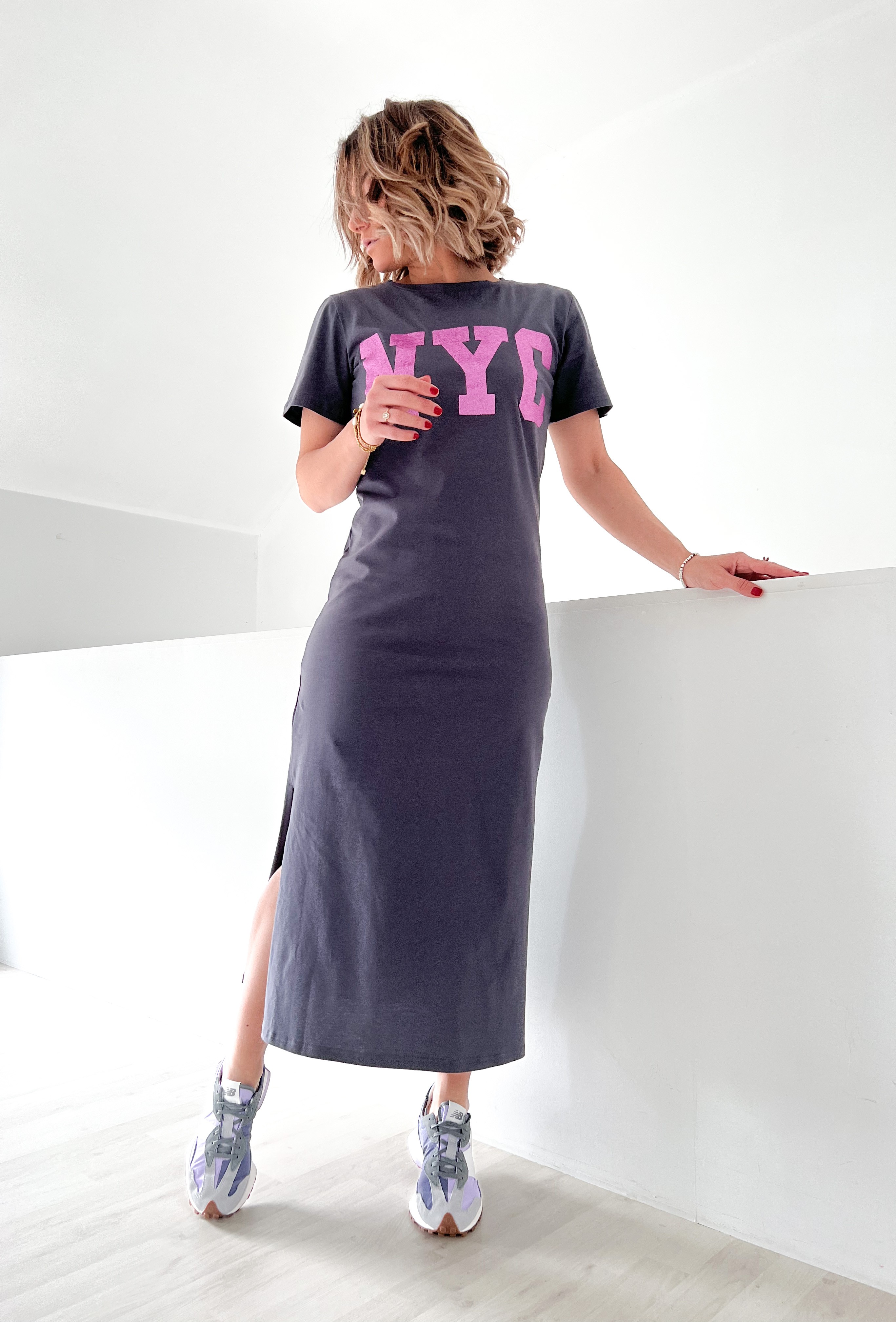 Robe longue T-Shirt NYC