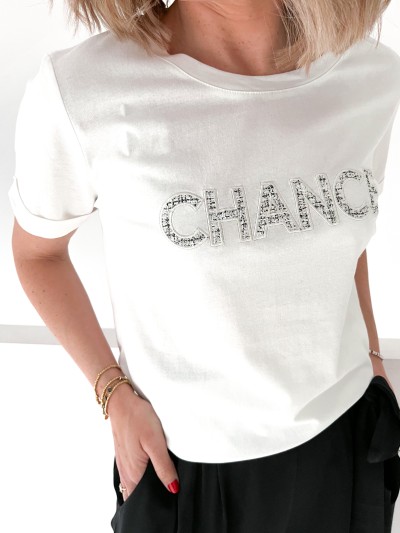 T-Shirt chance - Noir