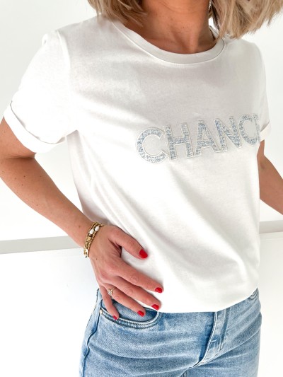 T-Shirt chance - Bleu Ciel