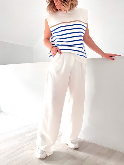 Pantalon Ada taille haute