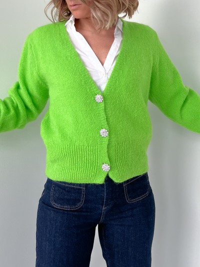 Gilet / Pull boutons strass