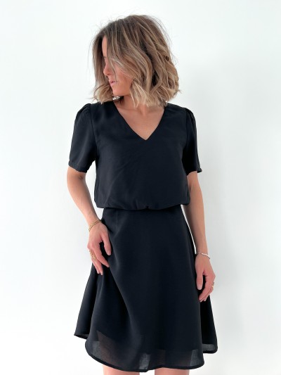 Robe Cerise boutons dos