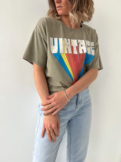 T-shirt - Vintage (100%...