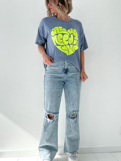 T-Shirt Coeur - all we need...