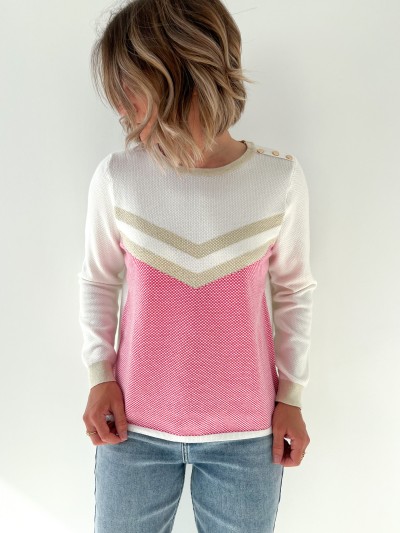 Pull VV avec boutons sur...