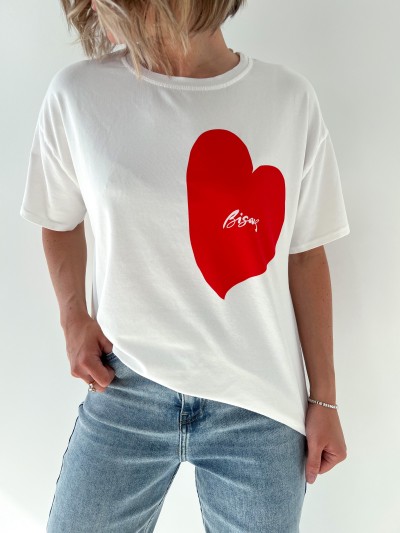 T-Shirt Coeur Bisous