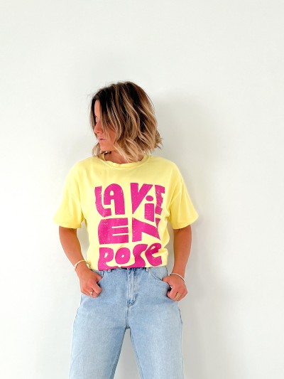 T-shirt La vie en rose