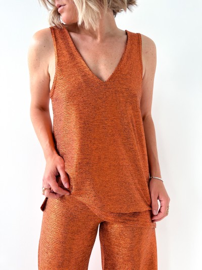 Top Joey Scintillant - Orange