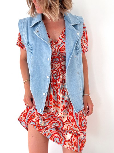 Veste en Jeans sans manches
