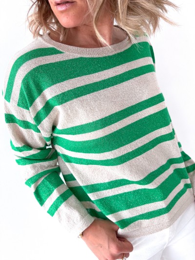 Pull Laurina ligné