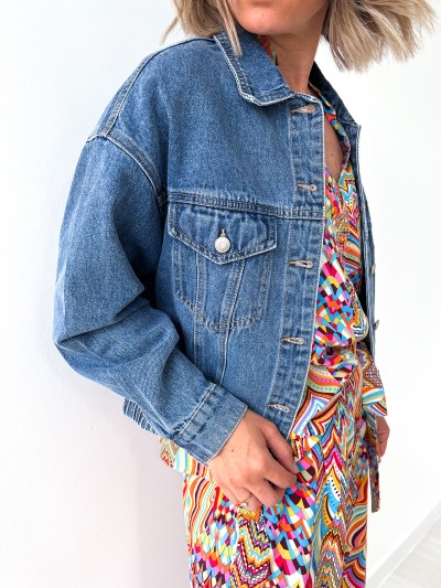 Veste en Jeans Foncée...