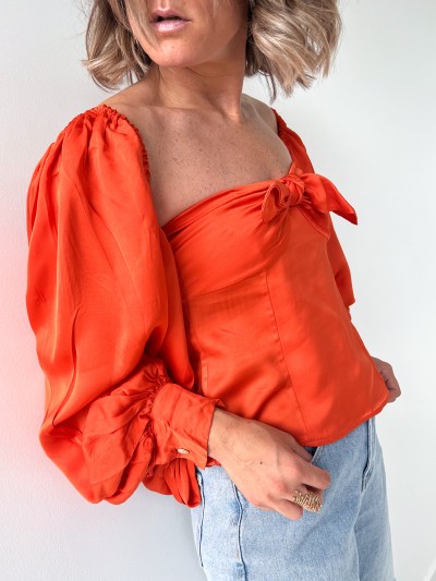 Top / Blouse Samia - Orange