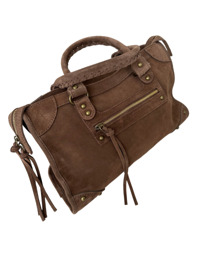 Grand Sac BAG en daim - Brun