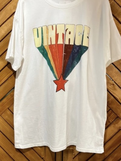 T-shirt - Vintage (100%...