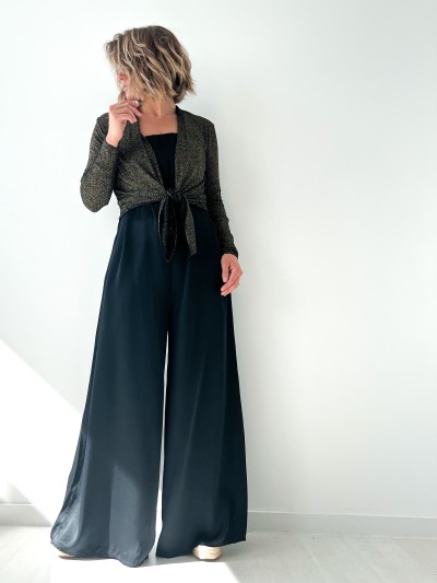 Combinaison bustier soyeuse