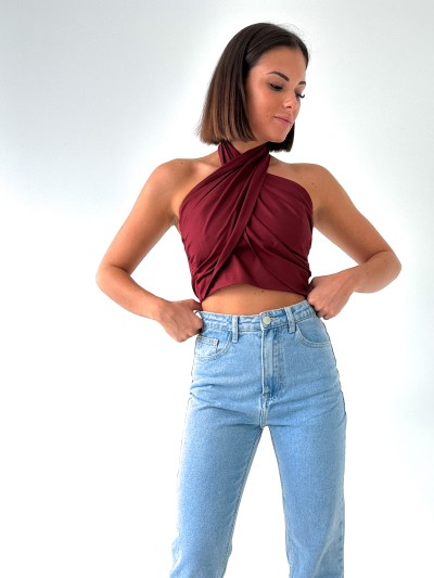 Bustier Noeud - Bordeaux 