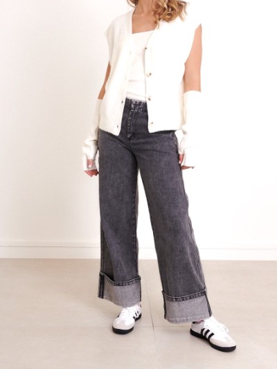 Jeans Mimi à ourlet