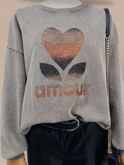 Pull / Sweat Amour Logo...