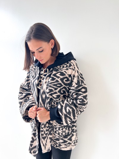 Veste Ample Cléo en gaz de...
