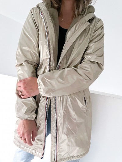 Lange, gefütterte...