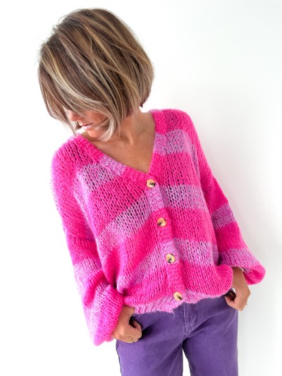Gilet grosses mailles Erina