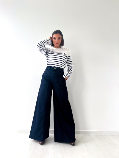 Jeans Palazzo scintillant