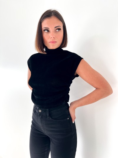 Blouse / Top Effet Velour