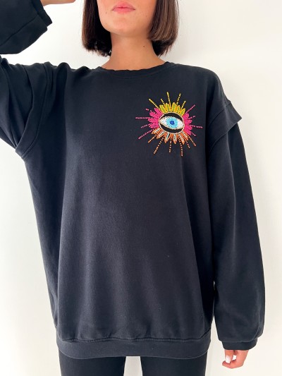 Sweat / Pull Perle oeil