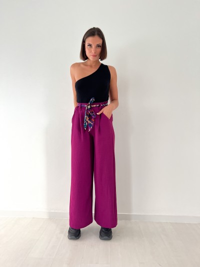 Pantalon Chic avec ceinture...