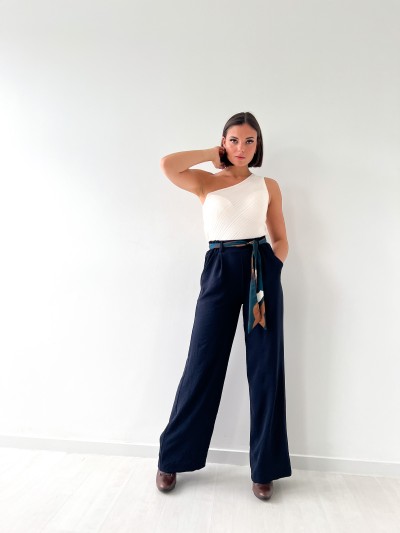 Pantalon Chic avec ceinture...