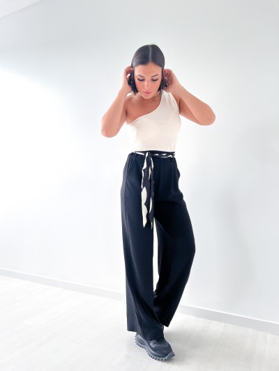 Pantalon Chic avec ceinture...