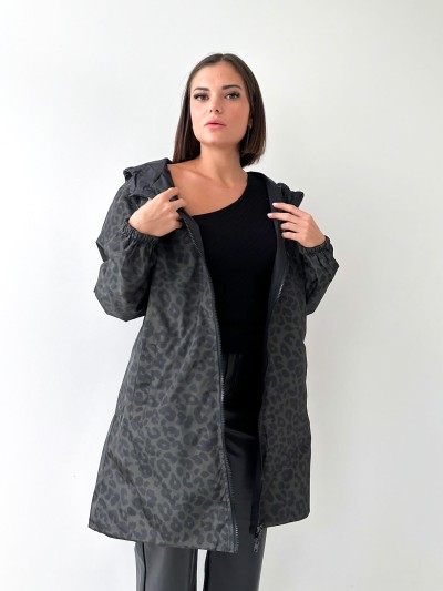 Veste de pluie réversible...