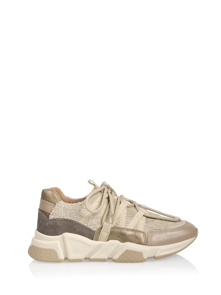 Leder-Sneaker DWRS (LOS ANGELES TERRY TAUPE)