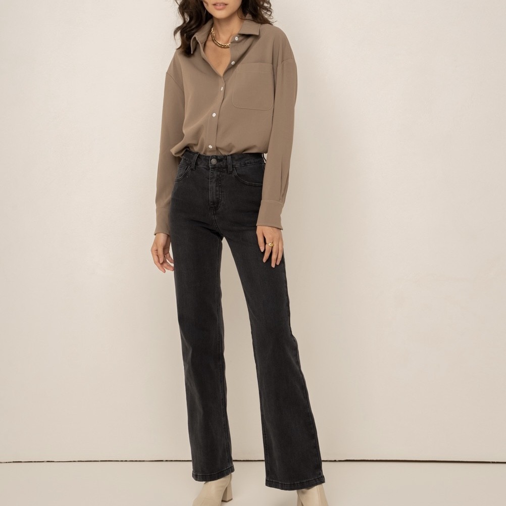 Barbara Léopard-Jeans