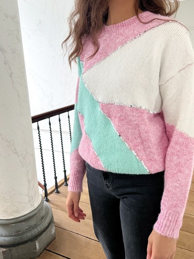 Pull Stella détails en sequin