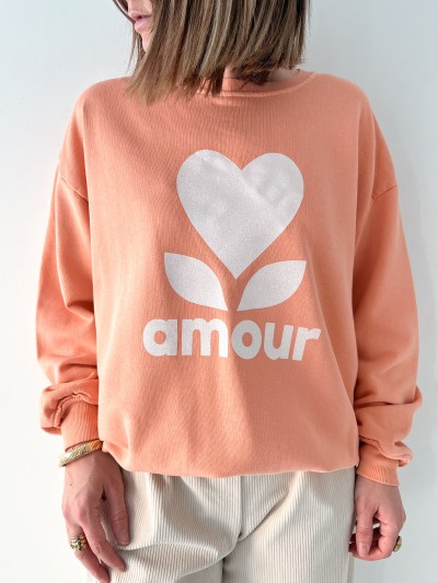 Pull Amour - Abricot