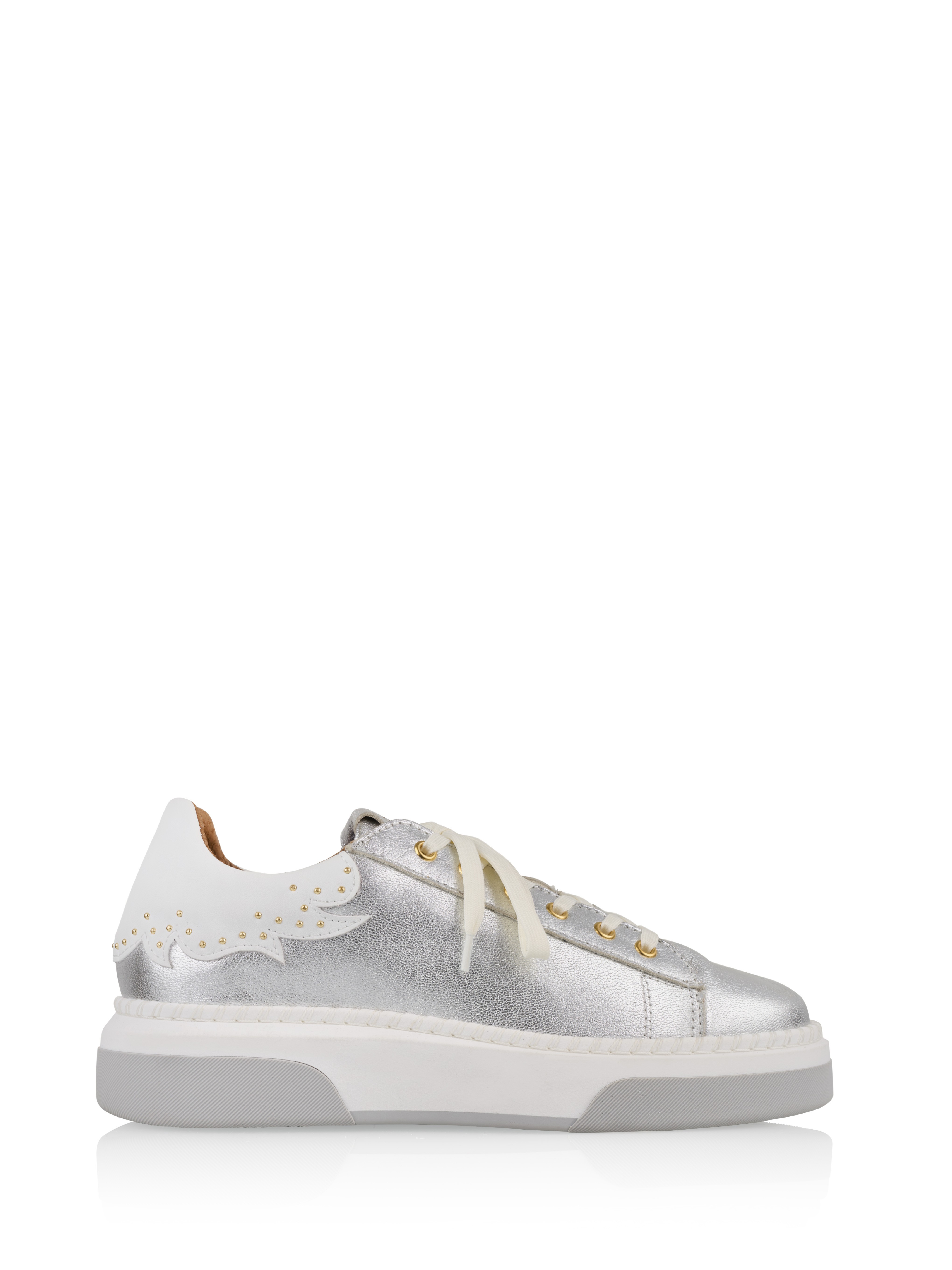 Baskets DWRS CRUZ Argent / Blanc