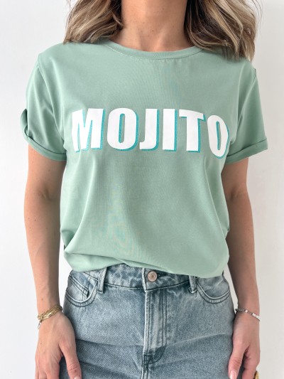 T-Shirt Mojito - vert clair